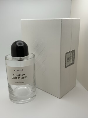 EMPTY BOTTLE of Byredo Sunday Cologne 8.4 fl. oz. / 250ml EMPTY BOTTLE