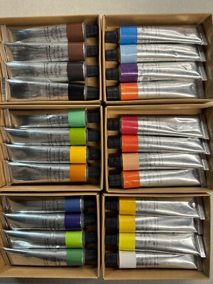 24 PC ACRYLIC Paint Set Professional Artist Painting 22ML TUBES!- Free Shipping!
