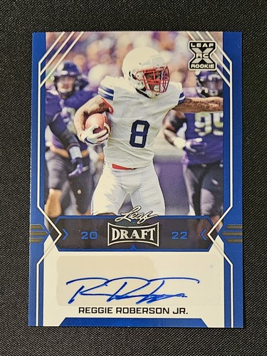 2022 Leaf Draft Reggie Roberson Jr. #BA-RR2