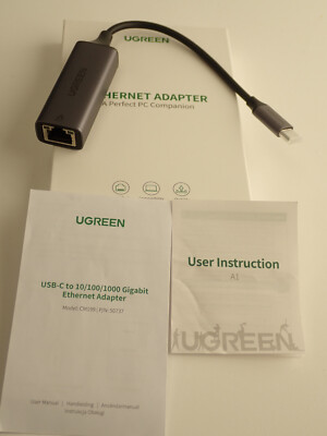 Ugreen USB C Ethernet Adapter Type C to RJ45 Network Card Fr MacBook Pro Samsung