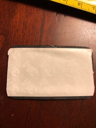 NEW Tumi Monogram LARGE BLACK Initial Patch Luggage Adhesive Removable