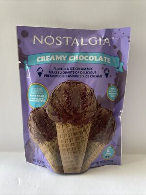 Nostalgia Premium Creamy Chocolate Ice Cream Mix 8 oz