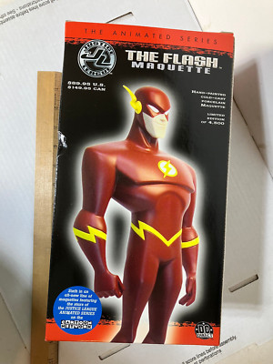THE FLASH Maquette Statue Justice League DC Direct 1796 OF 4500 NEW