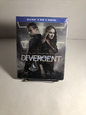 Divergent (Blu-ray/DVD, 2014, Includes Digital Copy SteelBook Brand New