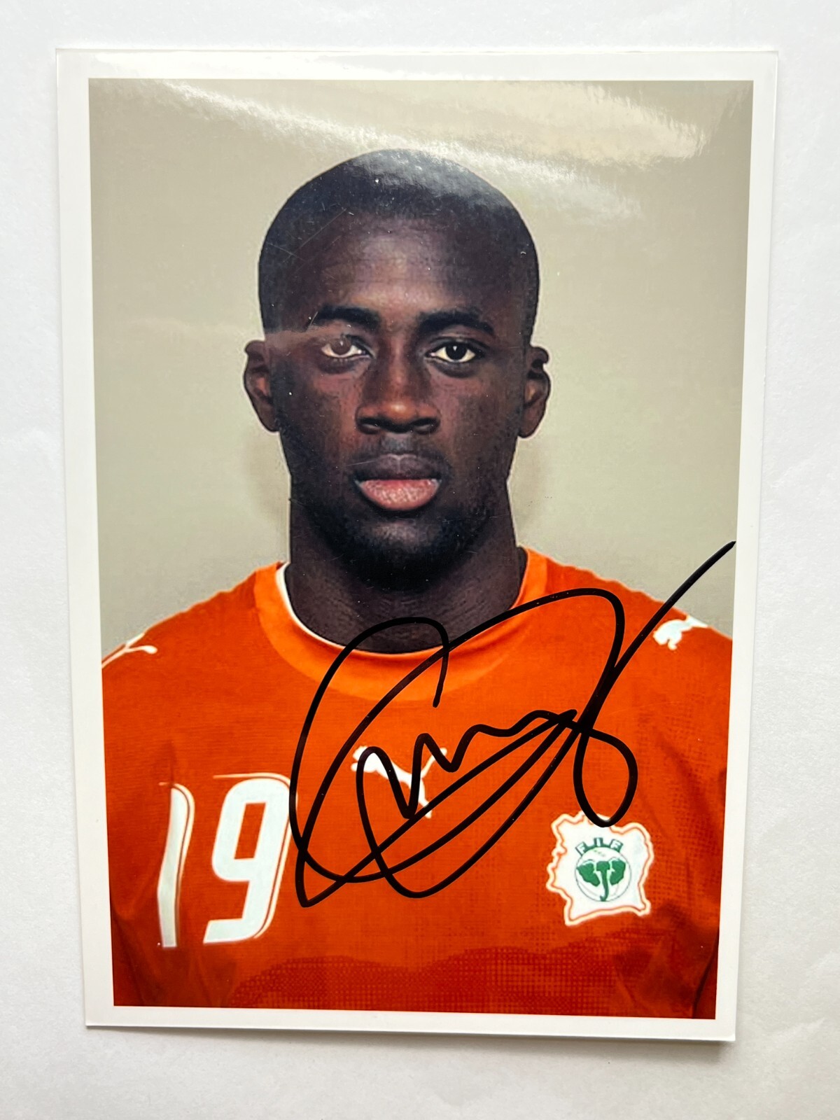 ヤヤトゥーレ YAYA TOURE 直筆サイン Auto マンチェスター
