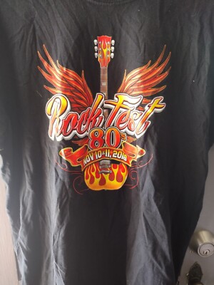 Rock Fest 80's 2018 T-shirt Size L