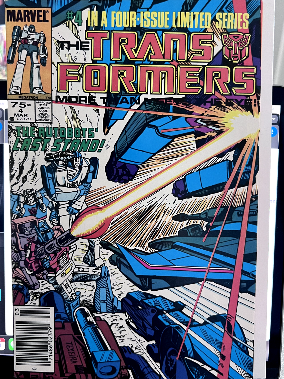 The Transformers #4 NM The Autobots' Last Stand The Transformers #4 NM The Autobots' Last Stand