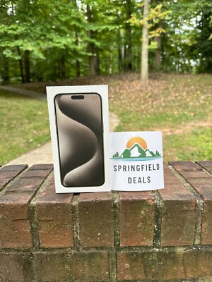 Apple iPhone 15 Pro Max 256GB UNLOCKED Natural Titanium BRAND NEW  SHIPS FAST 