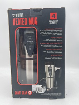 SMART GEAR 12V Digital Heated Mug NEW SEALED