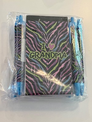 8 Notebooks & 8 Pens - I Love Grandma - New In Package - Free Shipping