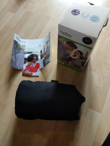 Image Boba Wrap Carrier Black unused Image Boba Wrap Carrier Black unused
