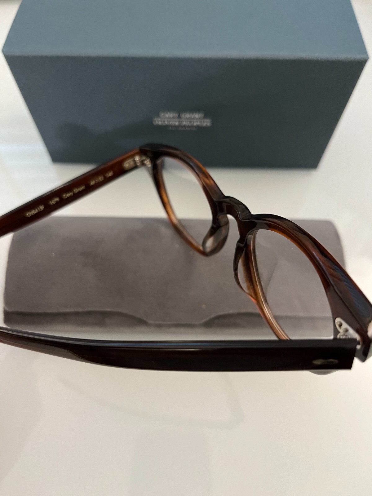 Pre-owned Oliver Peoples Cary Grant Optical Ov5413u In Grant Tortoise Msrp$468 Rare Find In Gray