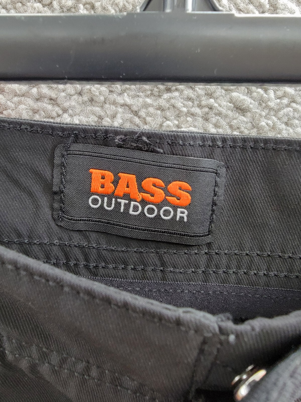 BASS OUTDOOR Straight-Fit Traveler Pants Men's 30 Caviar Zip Pockets Button Zip - Picture 11 of 19