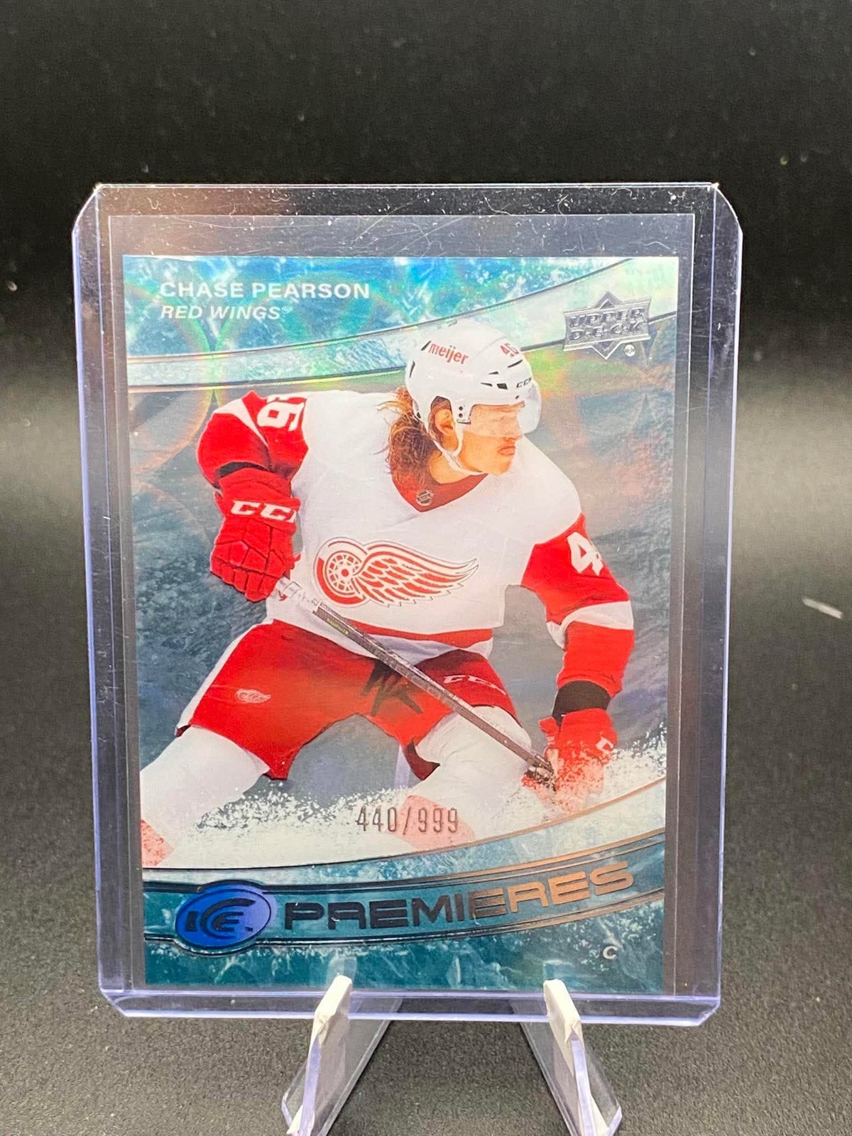 2022-23 Upper Deck Ice Premieres /999 Level 4 Chase Pearson #192 Rookie RC