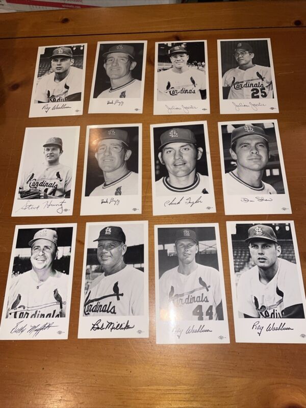 St. Louis Cardinals Postcards Team Issued 2P