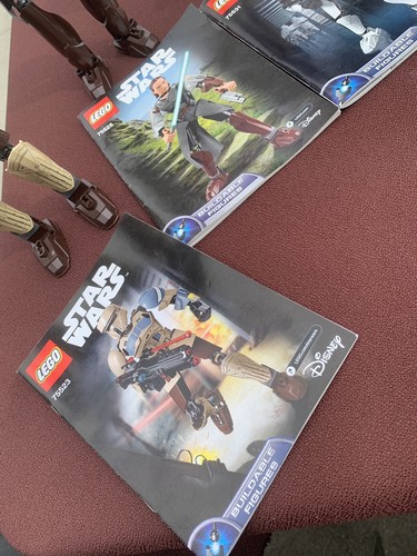 LEGO 75533 75523 75531 75528 75525 75529 STAR WARS LOT OF 6 Figures Disney Set