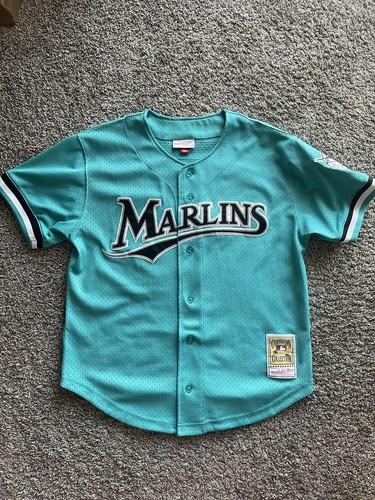 Florida Marlins Andre Dawson #8 Throwback Jersey Size M Teal