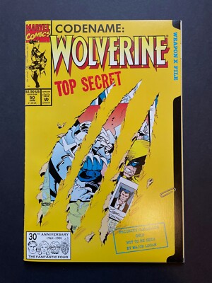 WOLVERINE #50 ( Marvel 1992) direct edition, Gemini mailer, NM-