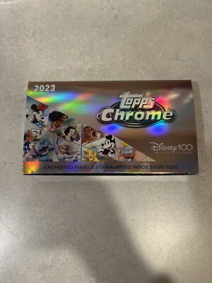 2023 Topps Chrome Disney  100 Hobby Box OPEN Box Only