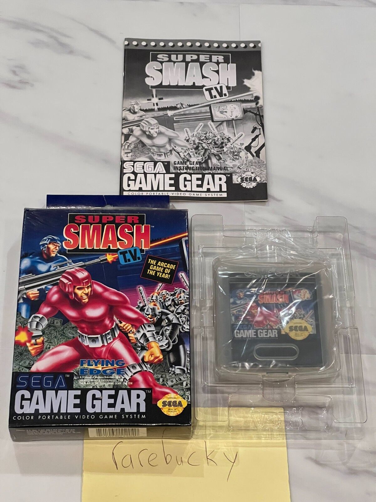Super Smash T.V. (Sega Game Gear) MINT COMPLETE CIB, NEW Super Smash T.V. (Sega Game Gear) MINT COMPLETE CIB, NEW