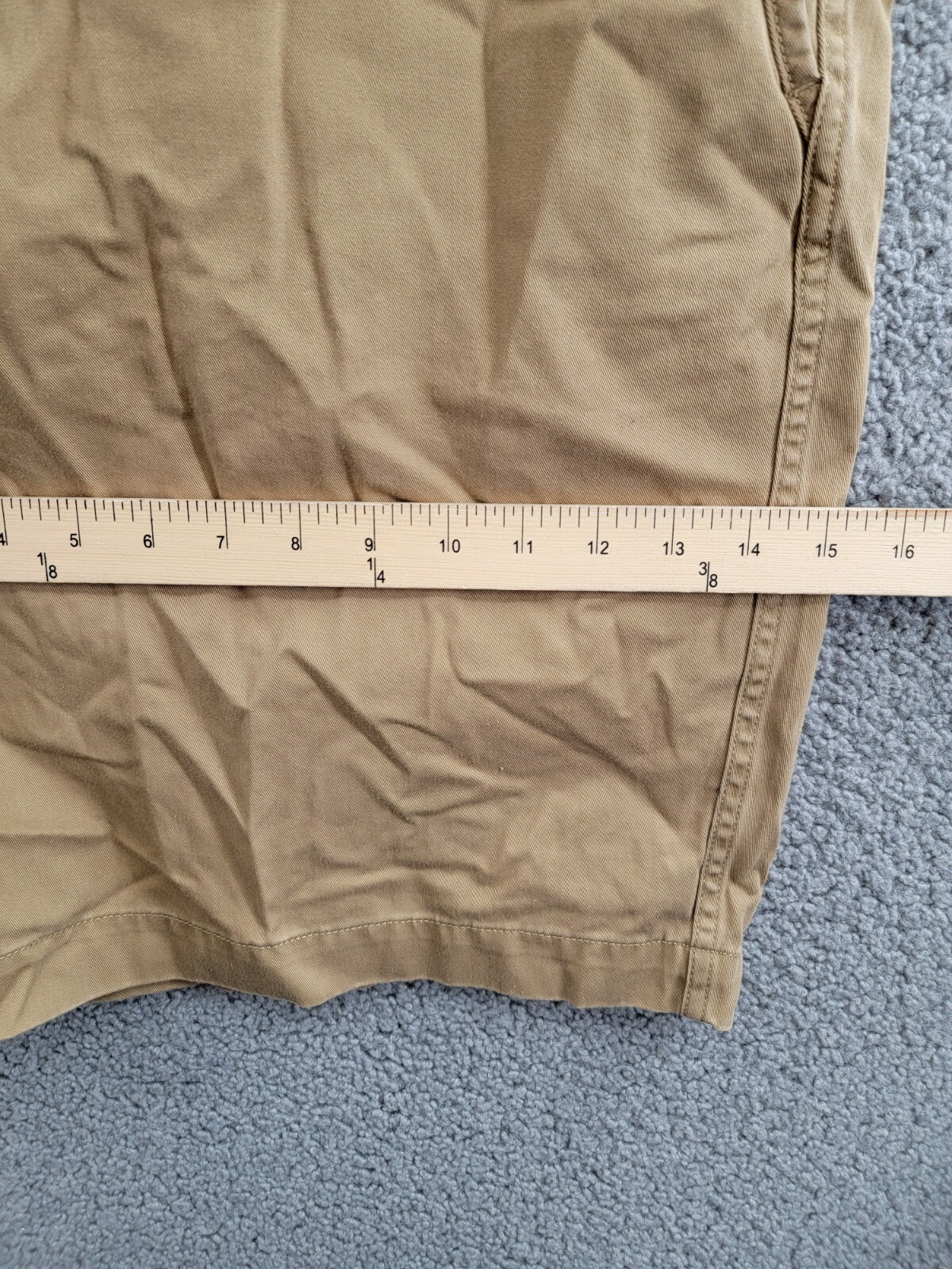 Polo Ralph Lauren 8-Inch Relaxed Fit Chino Shorts Men's 40 Sandsurf Button Zip - Picture 6 of 18