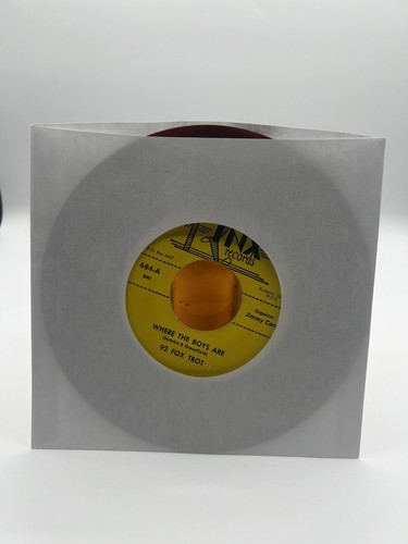 Fred Bergin Snap Where the Boys Are Rinx Roller Skate VG+ Amber Vinyl Record