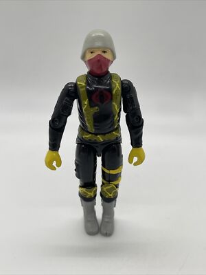 Vintage GI JOE Cobra 1989 Python Officer.  Flawless Emblem