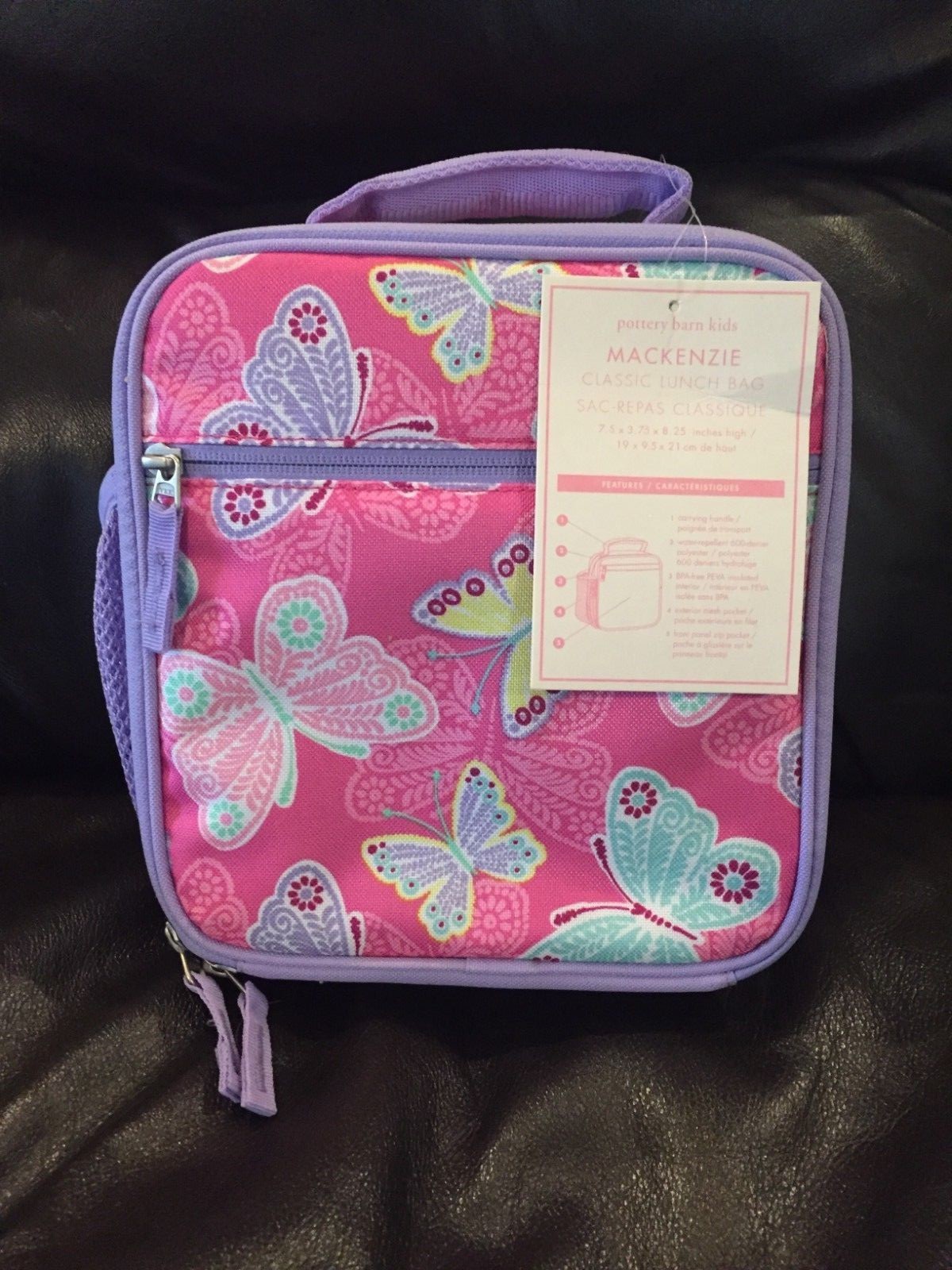 【新品】Pottery Barn リュック butterfly ラベンダー Pottery Barn Kids Mackenzie Aqua Lavender Pretty Butterflies