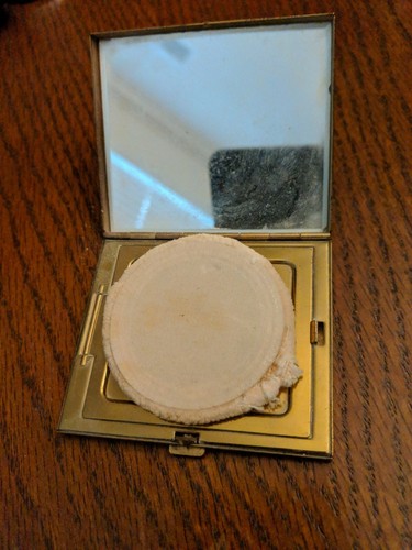 Vintage Jewel Covered Makeup Case