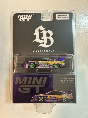 MINI GT №576 LBスーパーシルエット 日産 シルビア S15 MINI GT #576 LB-Super Silhouette Nissan S15 SILVIA 2022