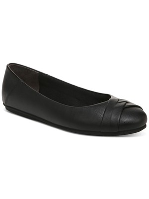 Женские черные балетки-слипоны с круглым носком STYLE & COMPANY, 6,5 М