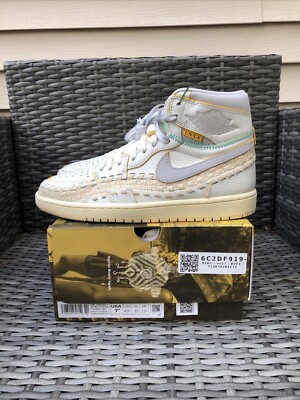 Nike Air Jordan 1 Retro High OG x Union LA x BBS Size 7.5 DS