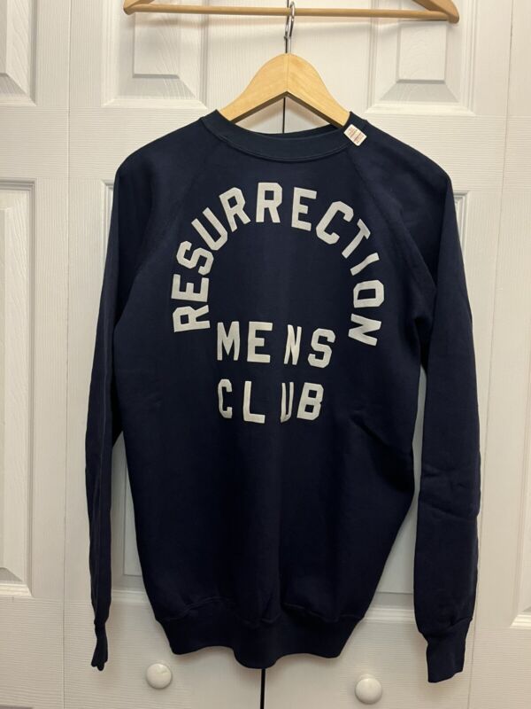 Vintage NWT 50s/60s Tultex Gusseted Crewneck Sweatshirt Resurrection Mens Club 