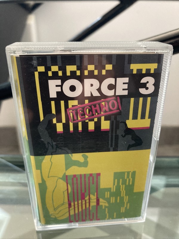 Rare Cassette K7 Audio Tape Mc - Force 3 Techno - 1993 Harcore Electro Technoð§