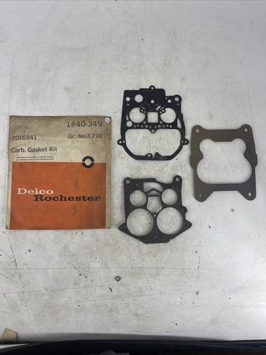 NEW OLD STOCK OEM AC Delco 40-349 Carburetor Gasket Set 7016841