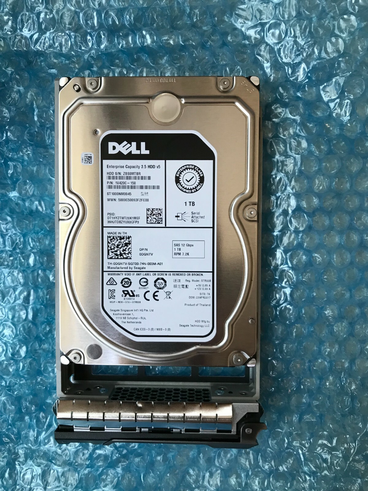 DGNTV DELL SEAGATE ST1000NM0045 1TB 7.2K 3.5 NL SAS 12Gbps