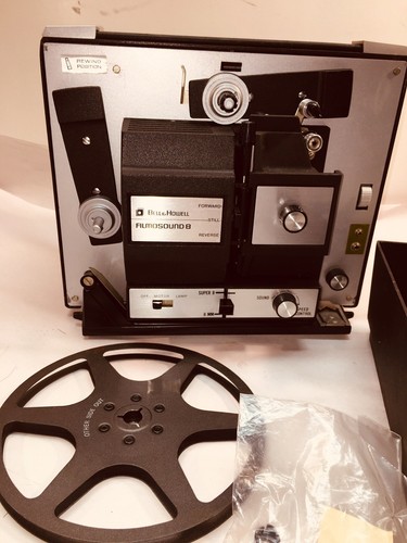 Vintage Bell& Howell Filmsound 8 Super 8 8mm PROJECTOR # 458A