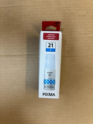 Canon - MegaTank GI-21 Cyan Ink Bottle - Cyan new 1011