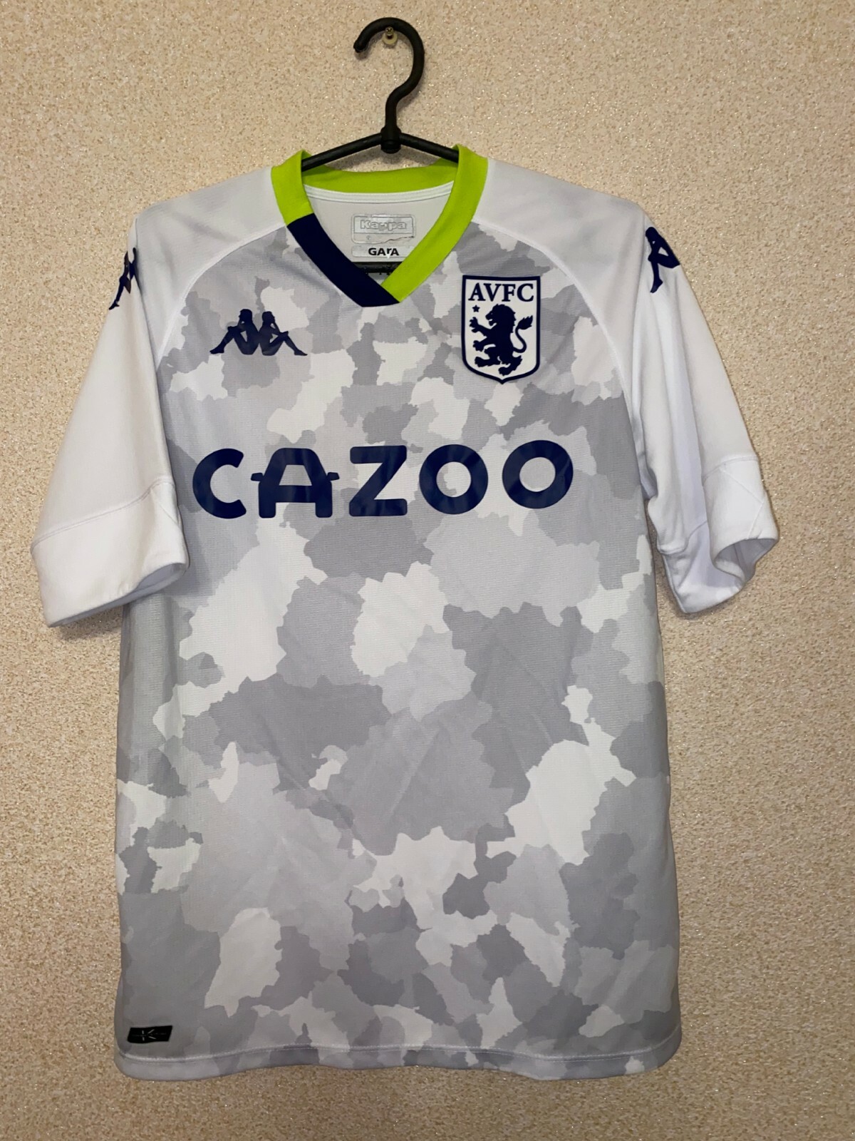 Aston Villa Kappa ホワイトジャージ Rare Aston Villa kappa jacket - New | eBay