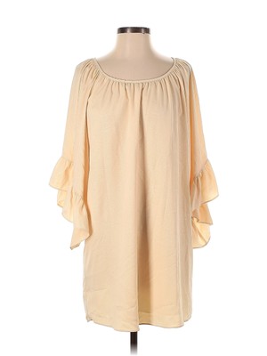 NWT VAVA by Joy Han Women Brown Casual Dress S