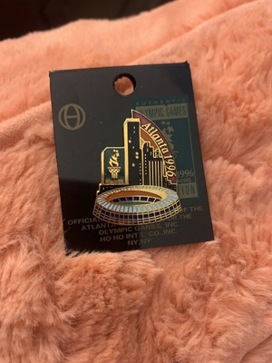 1996 Atlanta Olympic Skyline Stadium Pin Badge