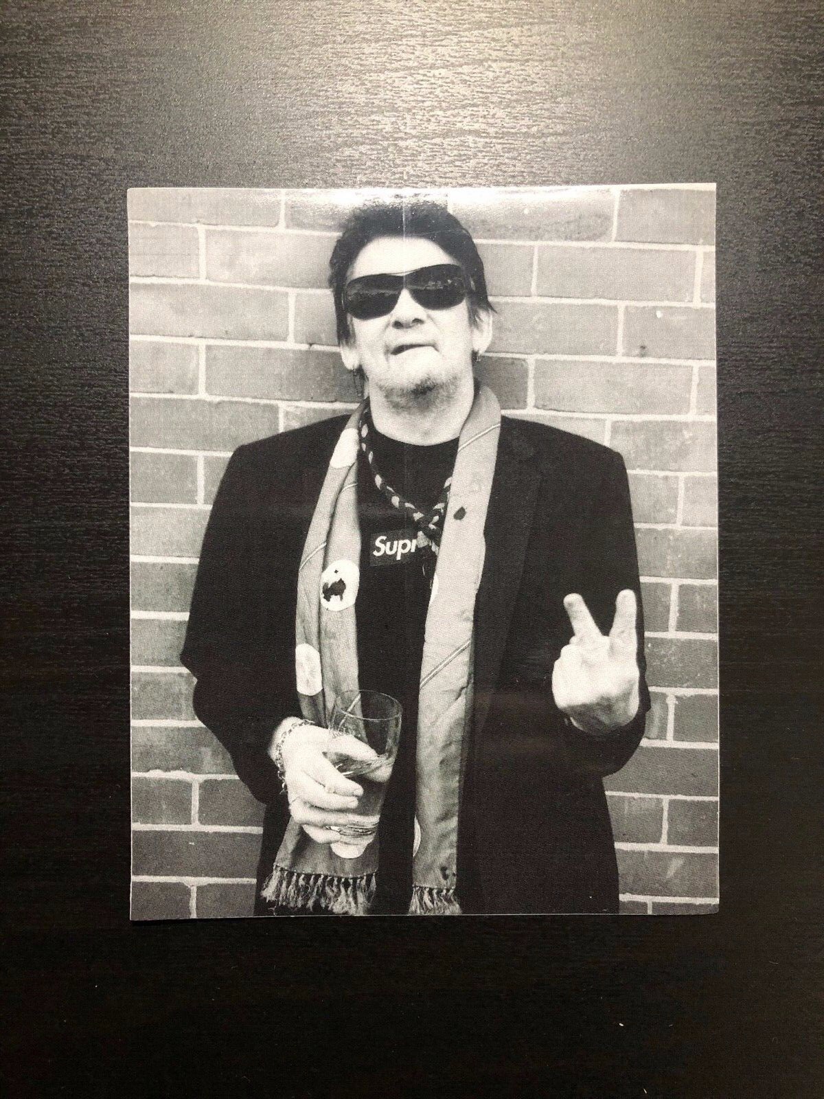 トップス Supreme Shane MacGowan Tee 13AW FW13 Supreme x Shane MacGowan Photo Tee size L large grey T
