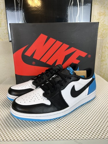 Pre-owned Jordan Air  1 Retro Low Og Unc Dark Powder Blue Cz0790-104 Men's Size 12.5 In Multicolor