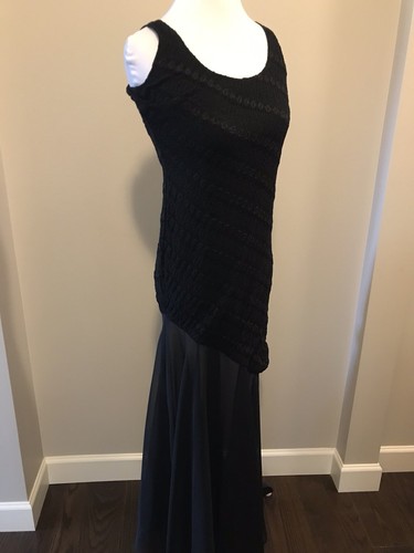 White House Black Market Women's Sheer Hem Drop Waist Formal Tank Lace Dress 6