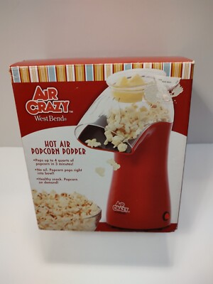 West Bend Air Crazy 4 Quart Hot Air Popcorn Popper