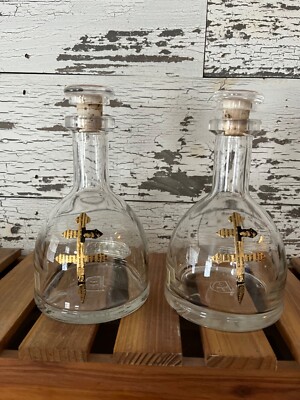 Pair (2) D`USSE 750ML VSOP Cognac Bottles