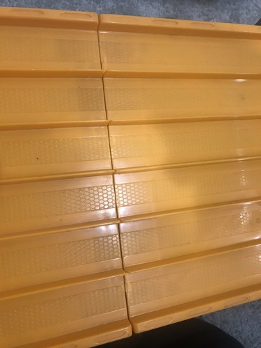 HOT WHEELS Super 6 Lane Raceway Fold Up Portable Orange Race Track AWESOME!!!