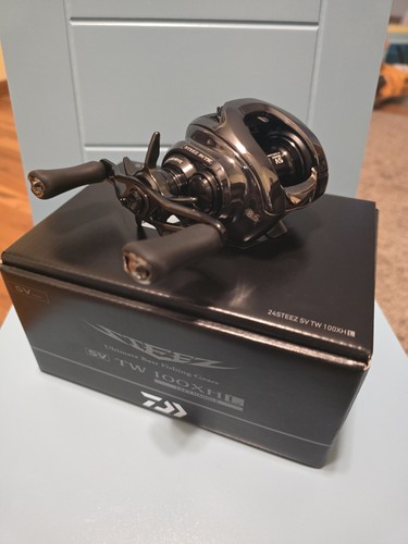 Daiwa 24 STEEZ SV TW 100XHL Baitcasting Reel Fishing Made in