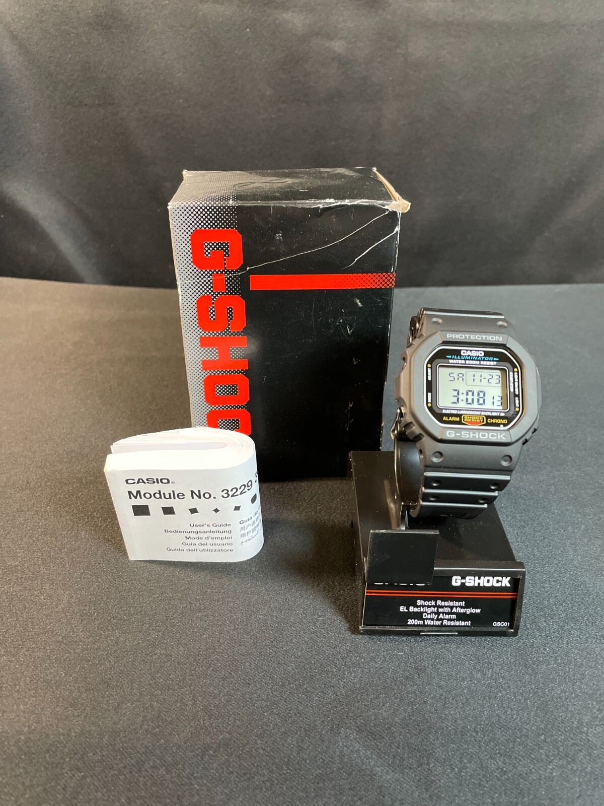 Casio G-Shock Black Shock Resistant Quartz Digital Casio G-Shock Black Shock Resistant Quartz Digital
