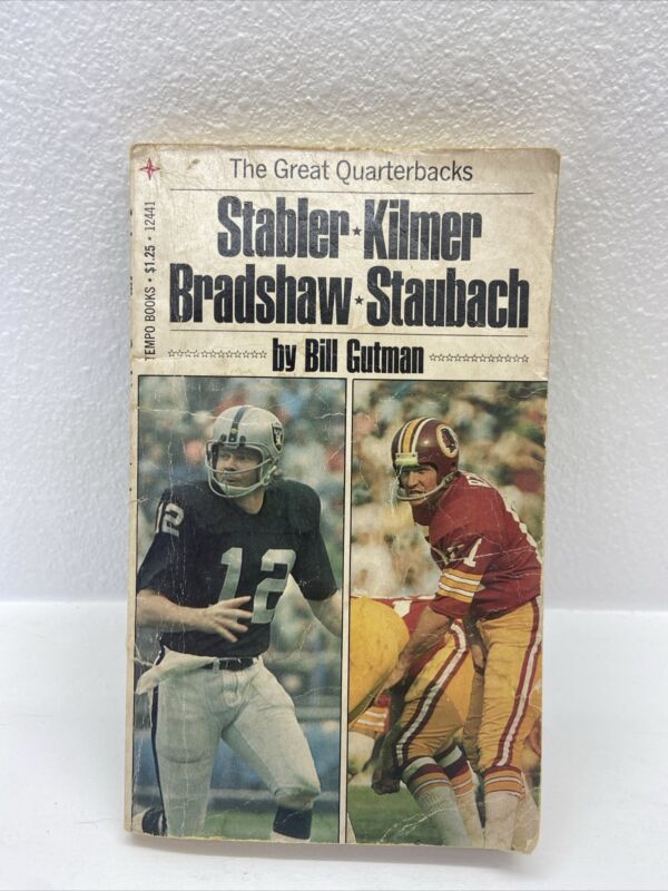 Vintage VTG Great Quarterbacks Paperback Book Stabler Kilmer Bradshaw Staubach